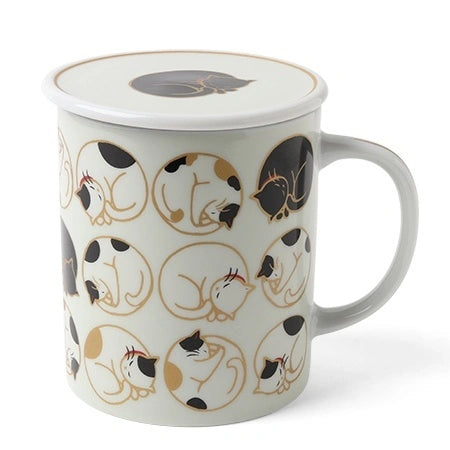 Lid for mug - Bienauchaud - Black Cat Sleepy - Pylones