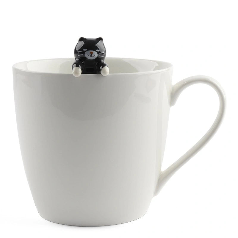 Ceramic Black Cat Hanging Spoon
