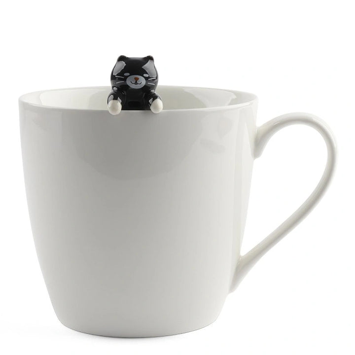 Ceramic Black Cat Hanging Spoon