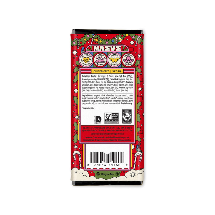 Candy Cane Truffle Bar by Maeve