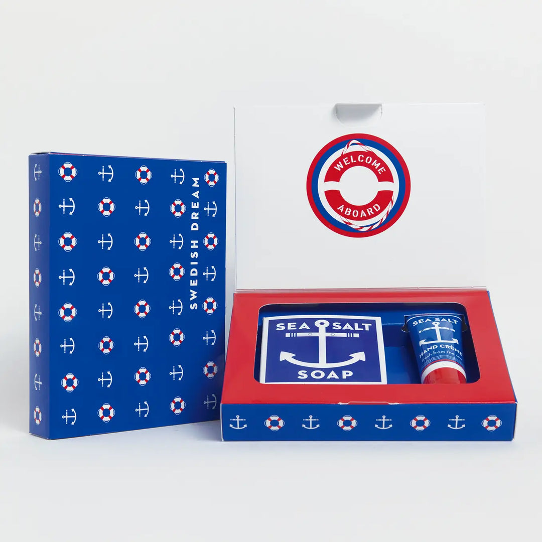 Swedish Dream Sea Salt Soap and Hand Cream Gift Box