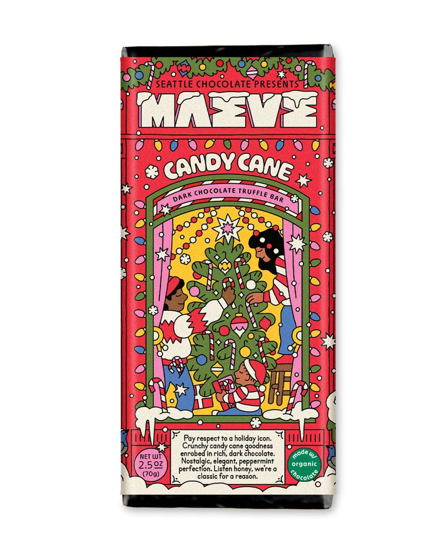 Candy Cane Truffle Bar by Maeve