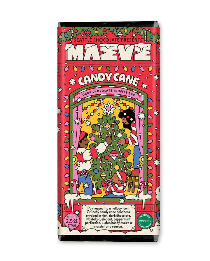 Candy Cane Truffle Bar by Maeve