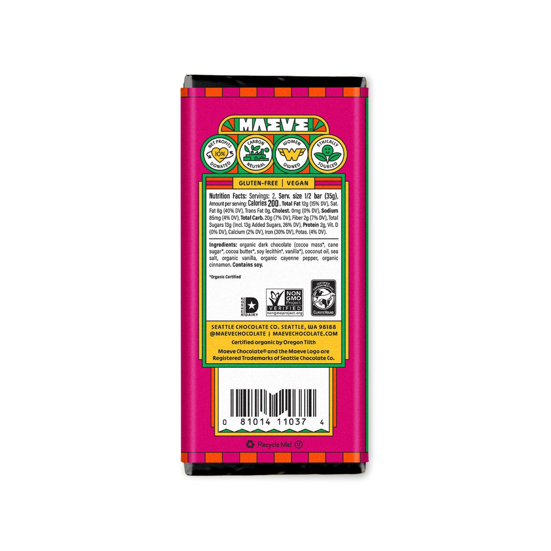 Mexican Hot Chocolate Truffle Bar by Maeve