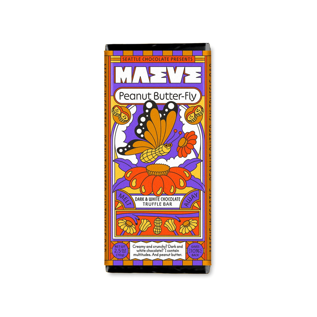 Peanut Butter-Fly Truffle Bar by Maeve