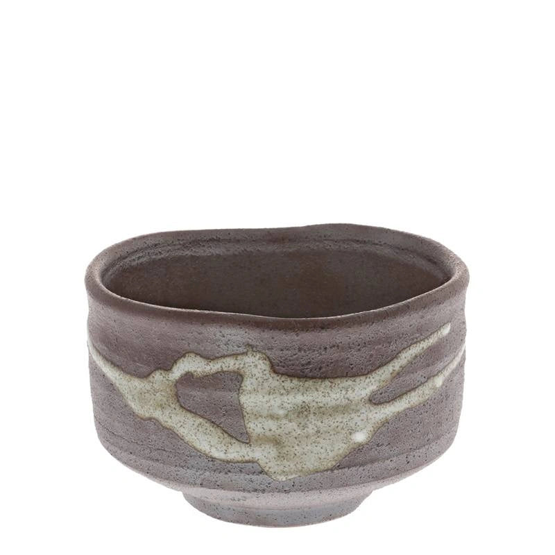 Japanese Volcanic Ash Ceramic Matcha Bowl