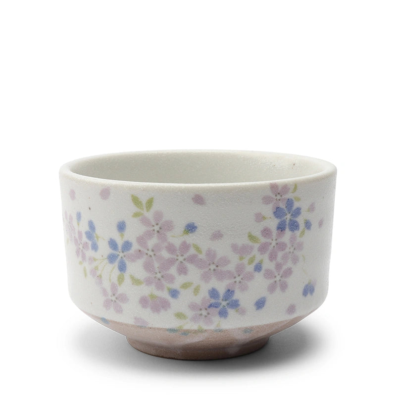 Japanese Peach Blossoms Matcha Bowl