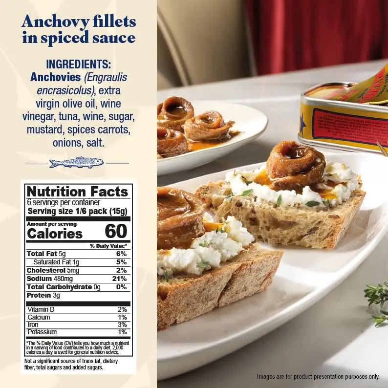 Rizzoli Anchovy Fillets in Spicy Sauce