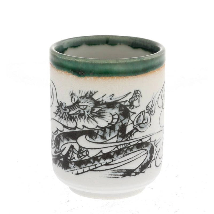 Angry Dragon Ceramic Teacup