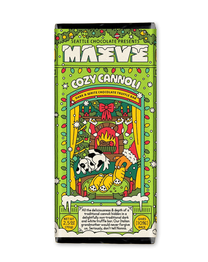 Cozy Cannoli Truffle Bar by Maeve