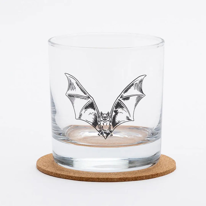 Bat Rocks Glass - 100% Lead-Free