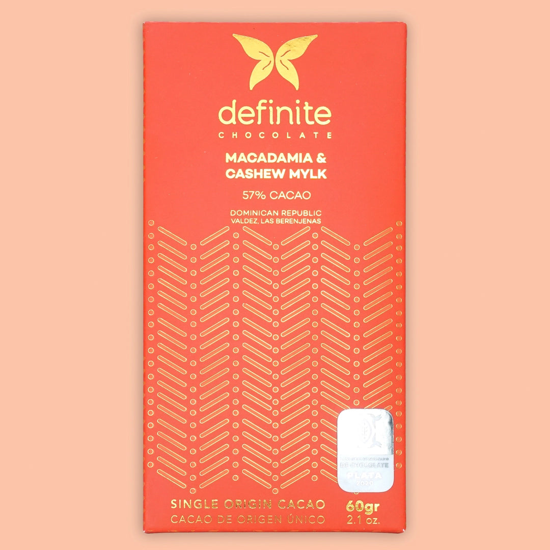 Definite - Vegan Milk Chocolate Bar With Macadamia Nuts