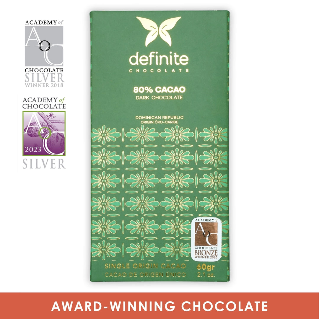 Definite - Dark Chocolate Bar Oko Caribe 80%