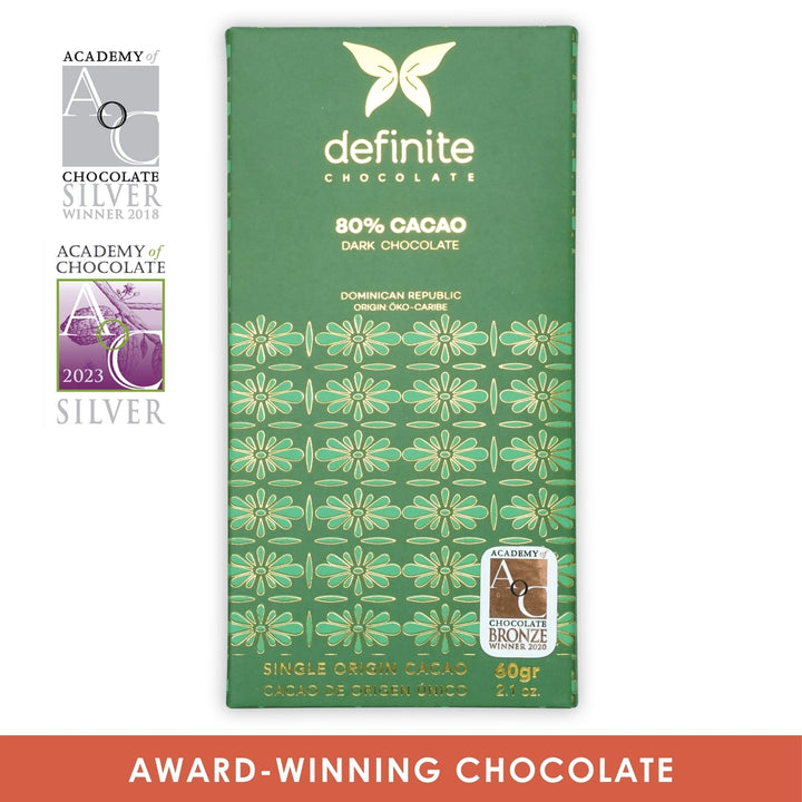 Definite - Dark Chocolate Bar Oko Caribe 80%