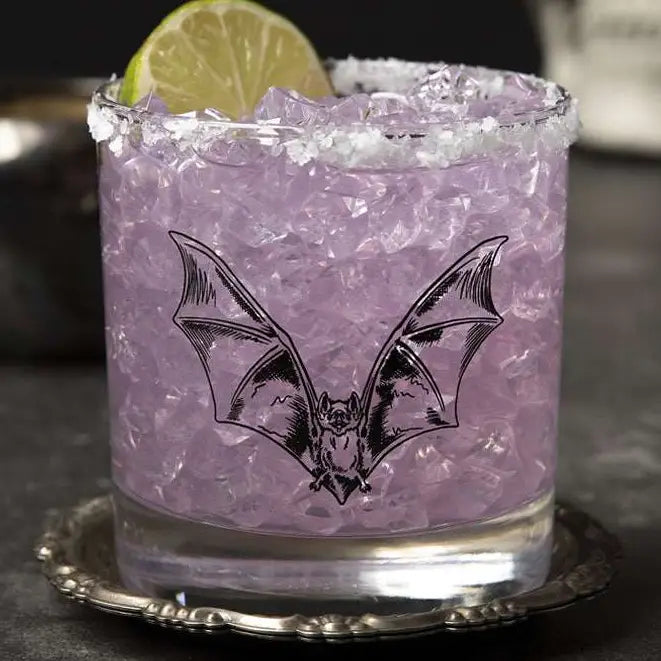 Bat Rocks Glass - 100% Lead-Free