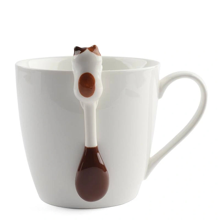 Ceramic Calico Cat Hanging Spoon