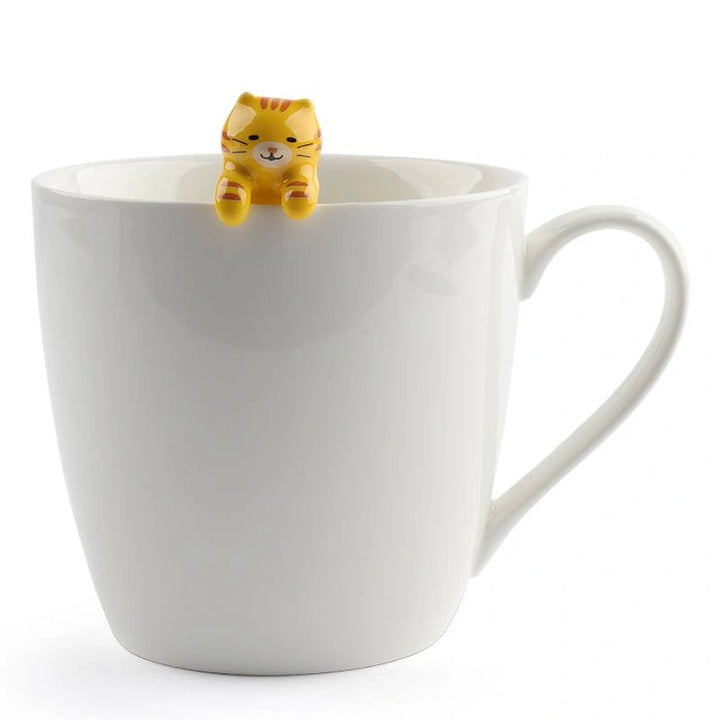 Ceramic Tabby Cat Hanging Spoon
