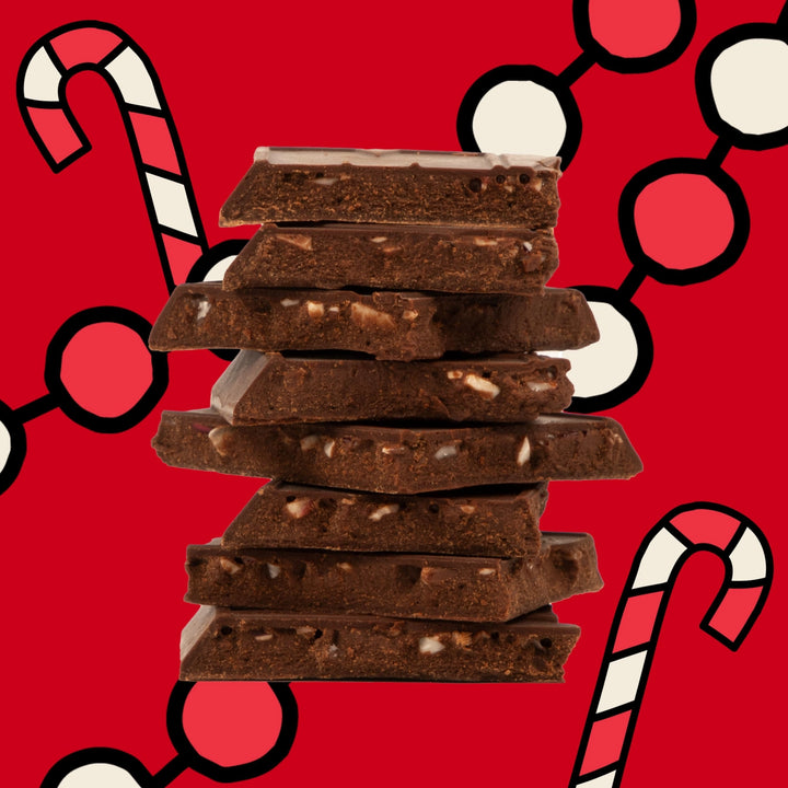 Candy Cane Truffle Bar by Maeve