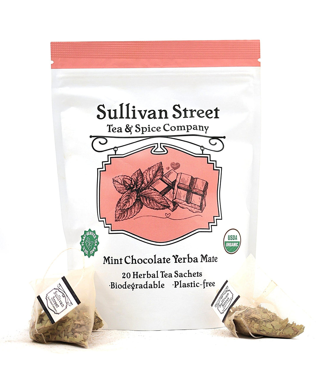 Mint Chocolate Yerba Mate Tea Bags