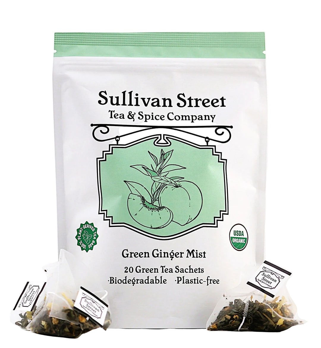 Green Ginger Mist Tea Bags