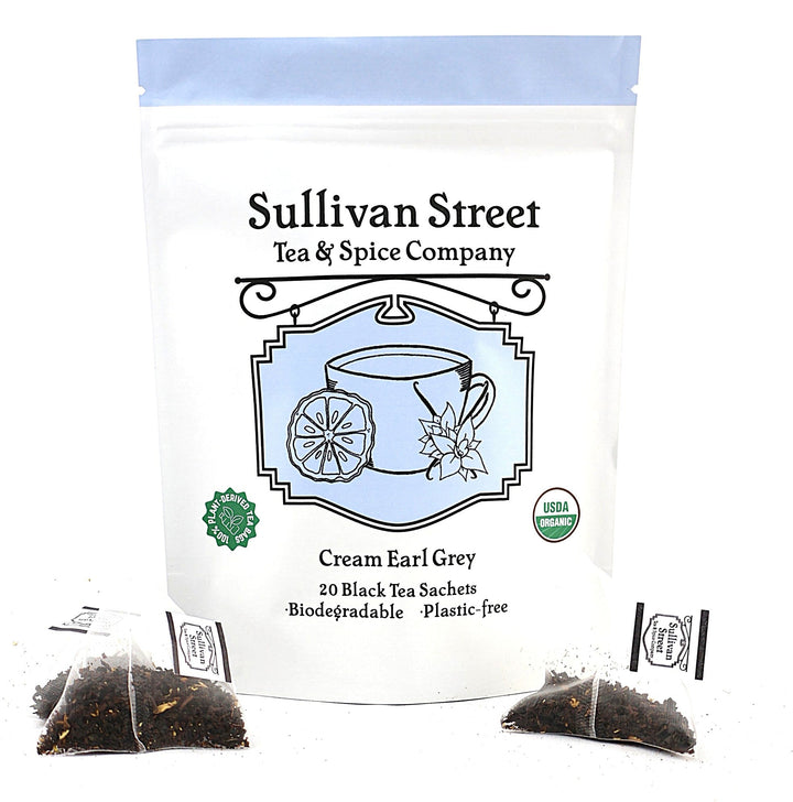 Cream Earl Grey Tea Bags
