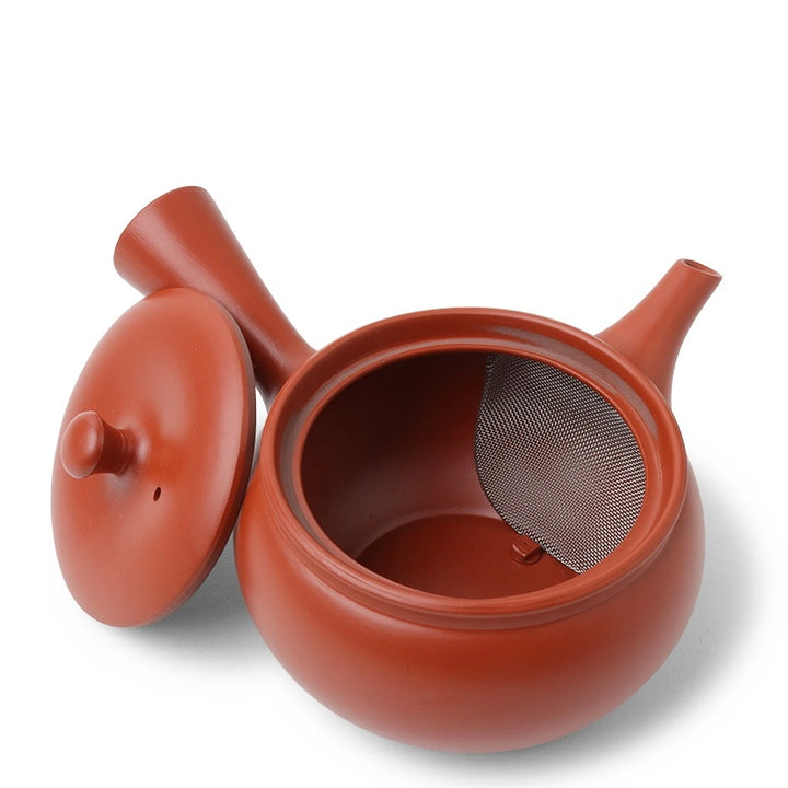 Red Tokoname Ceramic Teapot