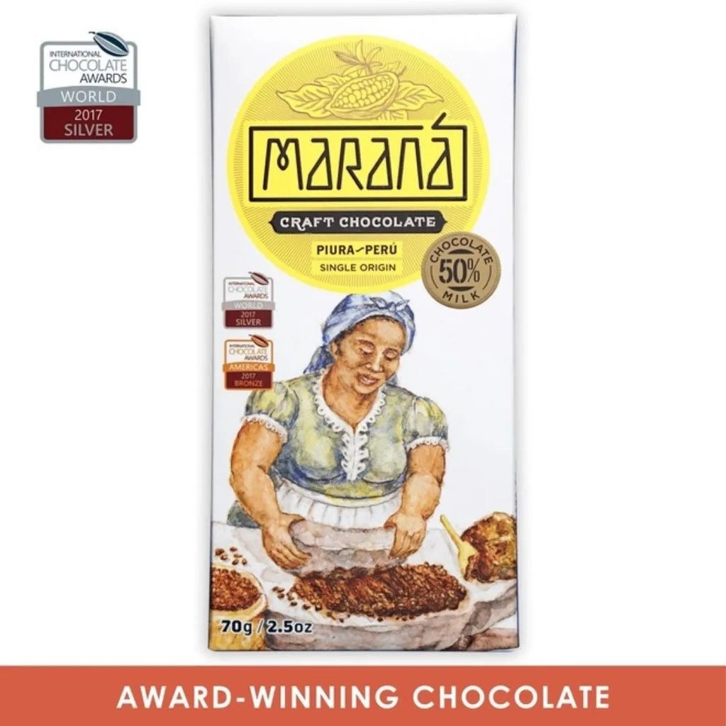 Marana Milk Chocolate Bar Piura 50% (Peruvian Chocolate