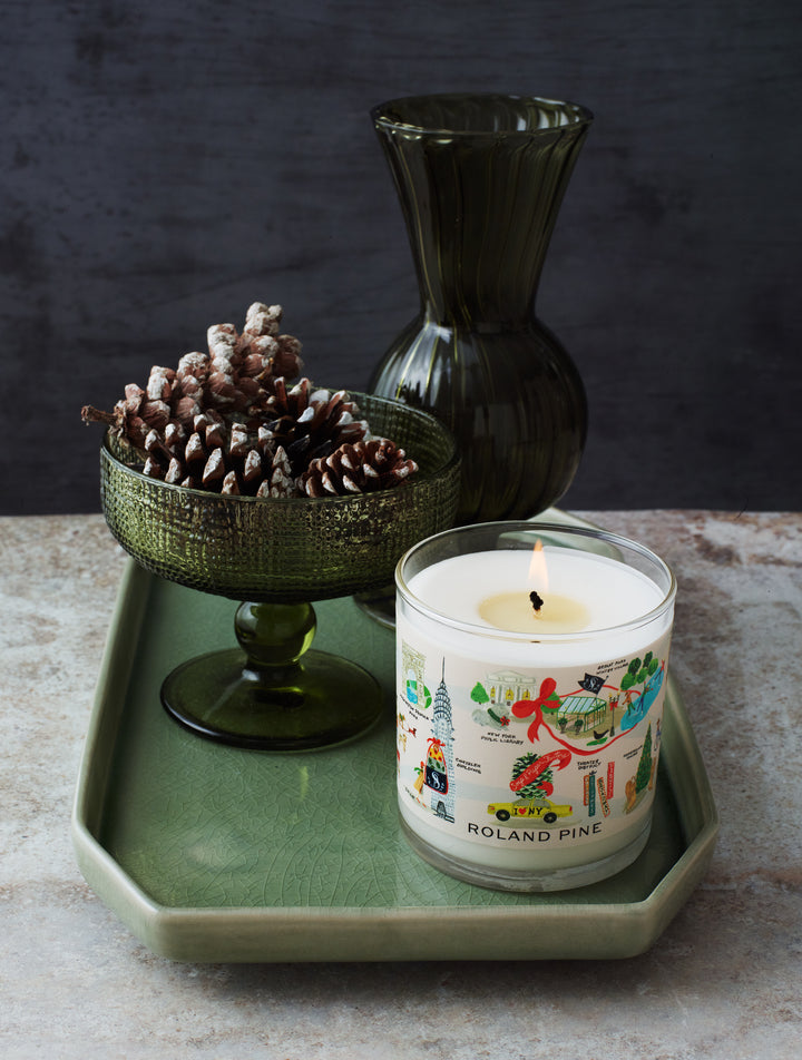 Roland Pine Large Soy Candle - Christmas In New York Edition