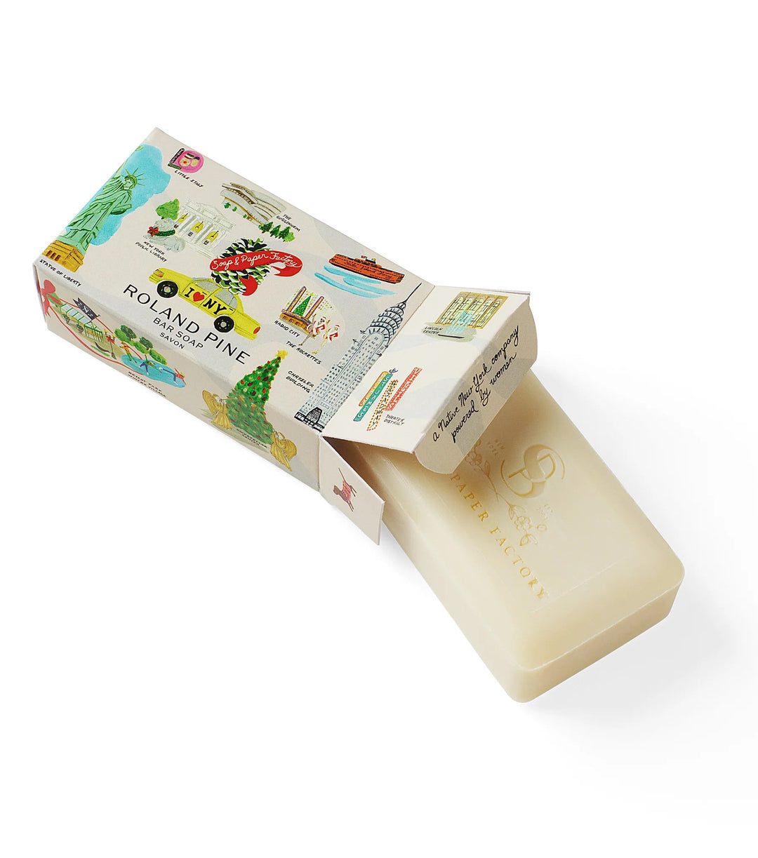 Holiday In New York Roland Pine Boxed Shea Butter Bar Soap
