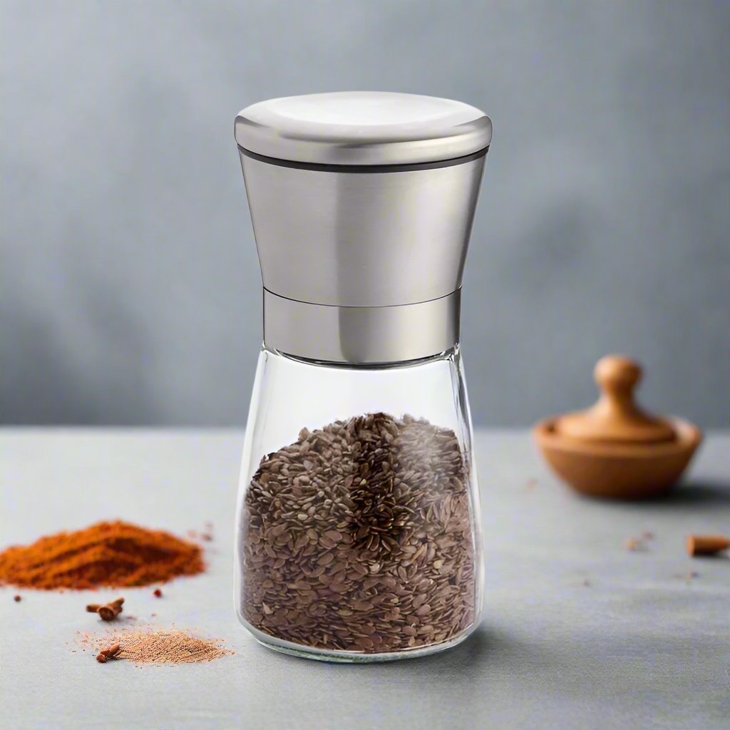 Adjustable Glass Spice Grinder