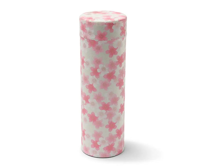 White Cherry Blossoms Tea Canister