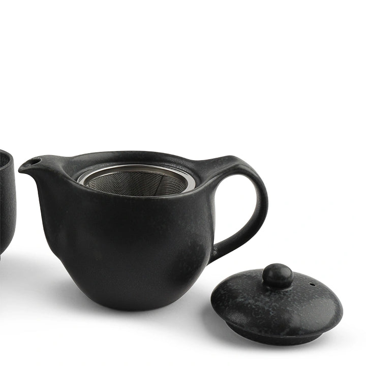Handsome Black Tea Set