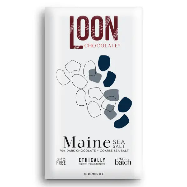 Loon Chocolate - Maine Sea Salt Dark Chocolate
