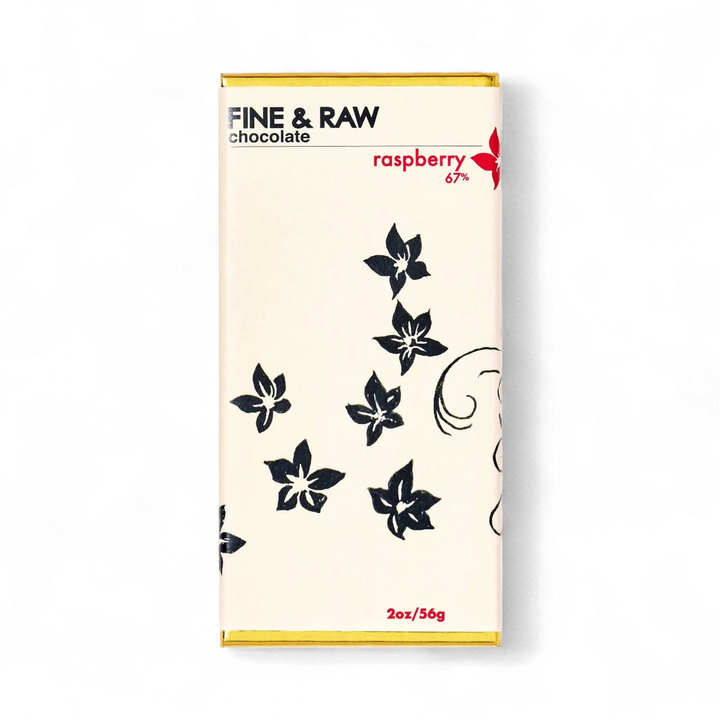 Fine &amp; Raw - Signature 67% Raspberry Chocolate Bar