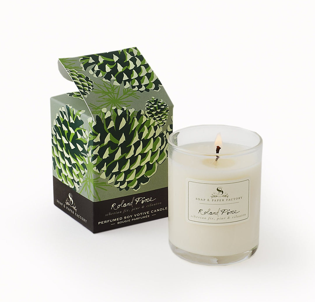 Roland Pine Votive Soy Candle - Sullivan Street Tea &amp; Spice Company