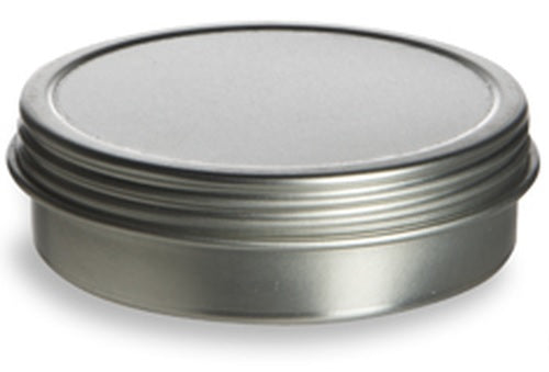 Round Metal Tin With Screw Top Cover